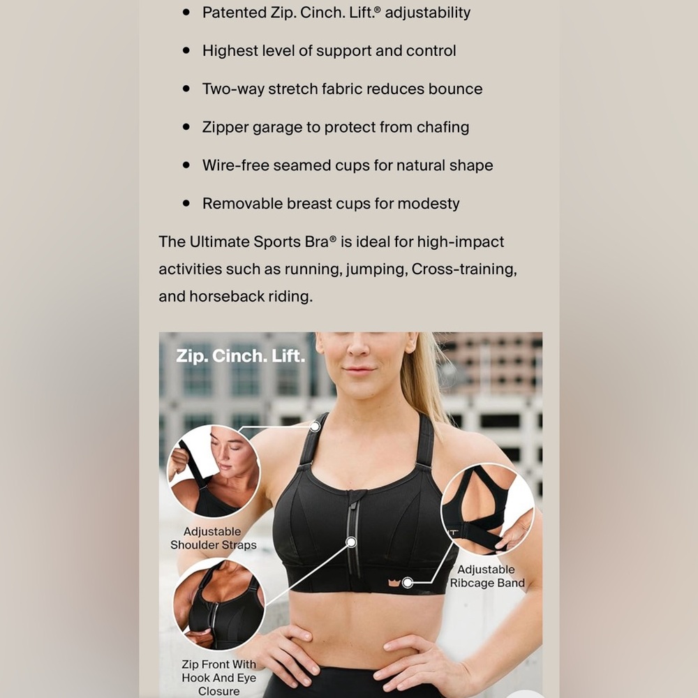 SHEFIT Ultimate Sports Bra - Picture 3 of 5